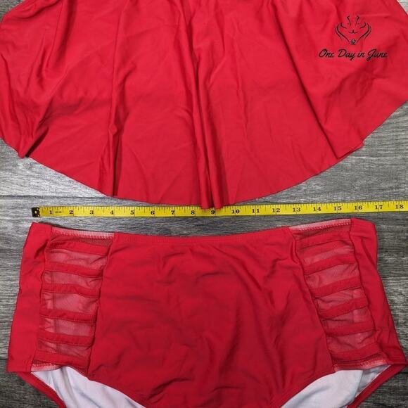 Sovoyontee Plus Size Flounce Bikini Size 3XL - Picture 3 of 4